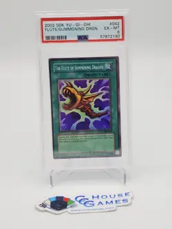 The Flute of Summoning Dragon PSA 6 SDK-042 YuGiOh 2002 Unlimited *CCGHouse* - Image 1