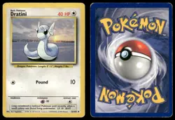DRATINI 26/102 UNCOMMON BASE SET UNLIMITED POKEMON MP - Image 1
