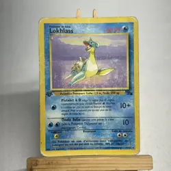 Carte Pokemon Wizard Lokhlass rare Non Holo Fossil 25/62 Edition 1 Poor +++ - Image 1