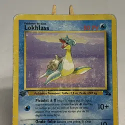 Carte Pokemon Wizard Lokhlass rare Non Holo Fossil 25/62 Edition 1 Poor +++ - Image 2