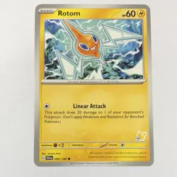 Pokemon TCG Rotom 069/198 Common Basic HP60 Battle Academy 2024 Regular - Image 1