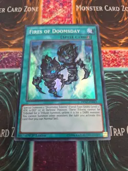 Yugioh Fires of Doomsday DESO-EN043 Super Rare 1st Edition Near Mint - Image 1