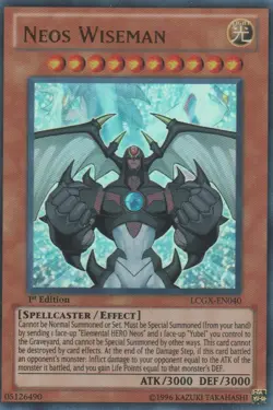 Neos Wiseman - LCGX-EN040 - Ultra Rare - Unlimited Edition - Lightly Played - Le - Image 1