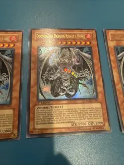 3x Doomkaiser Dragon/Assault Mode 1st YuGiOh Crimson Crisis #CRMS-EN019 - Image 3
