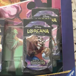 TCG Disney Lorcana Portfolio Bundle 4 Booster Packs & 1 Portfolio First Chapter - Image 4