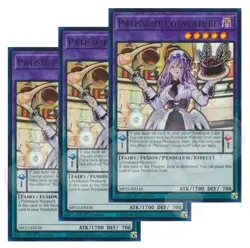 Yugioh - Patissciel Couverture x 3 - 1st Edition Ultra Rare NM - Free Holo Card - Image 1
