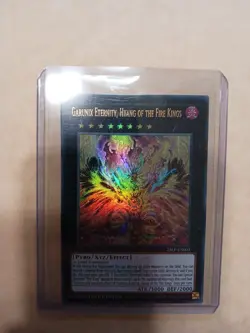 YuGiOh Garunix Eternity Hyang of the Fire Kings 25LP Emblazoned Ultra Rare WC25 - Image 1