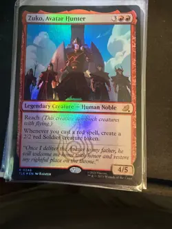 Zuko, Avatar Hunter (0246) Foil R Avatar: The Last Airbender: Eternal-Legal 246 - Image 1