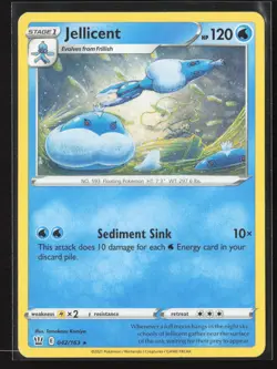 Jellicent 042/163 Rare Battle Styles Pokemon Lightly Played - Image 1