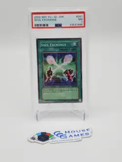 Soul Exchange PSA 7 SDY-041 YuGiOh Starter Deck Yugi Unlimited *CCGHouse* - Image 1
