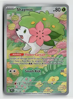 Pokemon - Shaymin - 185/182 SV10: Destined Rivals - Illustration Rare - NM - Image 1