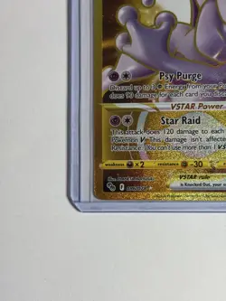 Pokemon Mewtwo VSTAR 086/078 Pokemon GO Secret Rare Full Art Gold - Image 5