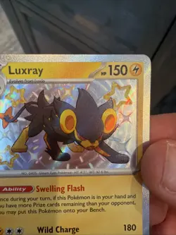 Pokemon TCG Luxray 137/091 Paldean Fates Baby Shiny Holo Rare NM📈🔥 - Image 2