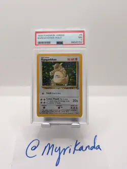 1999 POKEMON JUNGLE #5 KANGASKHAN-HOLO PSA 7 Near Mint - Image 1
