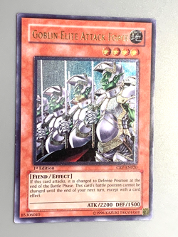 yugioh Goblin Elite Attack Force CRV-EN020 Ultimate Rare 1st Edition DAMAGE - Image 2
