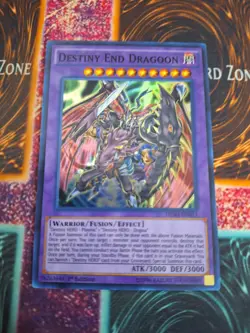 Yu-Gi-Oh! Destiny End Dragoon DESO-EN013 Super Rare 1st Edition Near Mint - Image 1