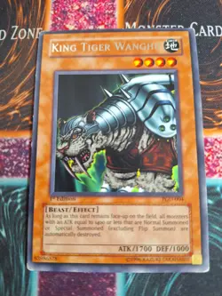 Yu-Gi-Oh! King Tiger Wanghu PGD-004 Rare 1st Edition Lightly Played - Image 1
