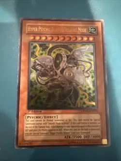 YUGIOH HYPER PSYCHIC BLASTER CRMS-EN042 1ST ULTIMATE LP - Image 1