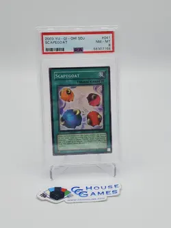 Scapegoat PSA 8 SDJ-041 YuGiOh Starter Deck Joey 2003 Unlimited *CCGHouse* - Image 1