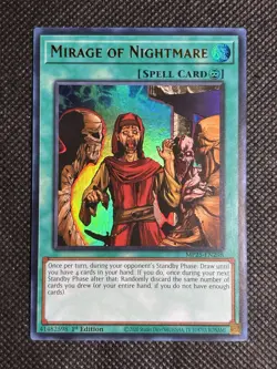 YuGiOh! - Mirage of Nightmare MP25-EN298 Ultra Rare 1st Edition Near Mint - Image 1