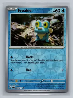 Froakie 056/167 Reverse Holo Pokemon TCG Twilight Masquerade - Yuka Morii artist - Image 1