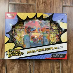 Pokemon TCG Mega Evolution Ascended Heroes Mega Feraligatr EX Box Sealed - Image 1