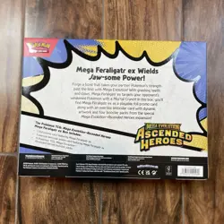 Pokemon TCG Mega Evolution Ascended Heroes Mega Feraligatr EX Box Sealed - Image 2