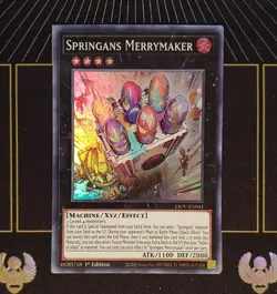 Yugioh Springans Merrymaker - LIOV-EN041 - Super Rare - 1st Edition - Image 1