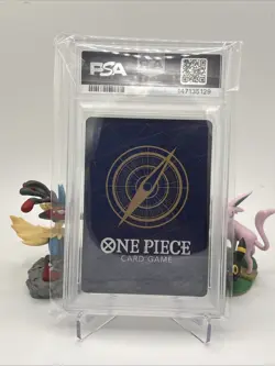 2023 ONE PIECE PREM BANDAI PREM CARD COLL 25TH ED #001 MONKEY D. LUFFY PSA 9 - Image 2