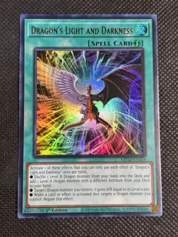 YuGiOh! Dragon's Light and Darkness MP25-EN226 Ultra Rare 1st Edition Near Mint - Image 1