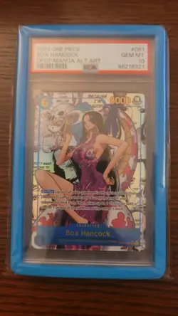 2024ONE PIECE OP07-500 YEARS IN THE FUTURE #051 BOA HANCOCK MANGA ALT ART PSA 10 - Image 1