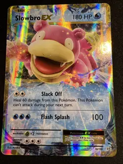 Slowbro Ex 26/108 Evolutions Rare Pokemon TCG Holo Card 2016 - Image 1