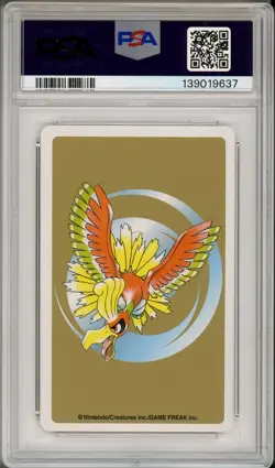 2000 Pokemon Japanese Gold Playing Card Pinsir 3 of Spades #127 PSA 9 - Image 2