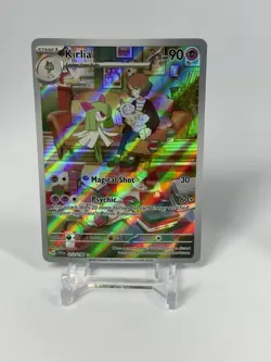 Kirlia 212/198 SV01 Illustration Rare Full Art Holo Pokemon Card NM - Image 1