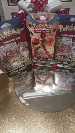 Pokemon TCG Bundle (3 Packs) Paradox Rift Booster + (2) 24 Card Packs w/ Foil 🔥 - Image 1