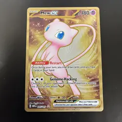 Pokemon TCG Mew ex - (151 Metal Card) 205/165 Sv: Scarlet & Violet 151 - Image 1