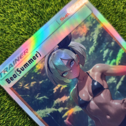 Bea Summer Full Art Goddess Story Pokemon Waifu Trading Card Holofoil Alt - Image 1