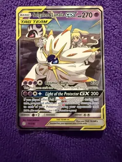 Pokemon TCG Solgaleo Lunala Tag Team GX Cosmic Eclipse Ultra Rare Card 75/236 - Image 1