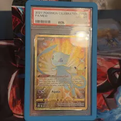2021 POKEMON CELEBRATIONS FULL ART/MEW 025 PSA 10 - Image 1