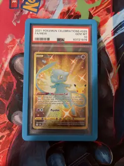 2021 POKEMON CELEBRATIONS FULL ART/MEW 025 PSA 10 - Image 3