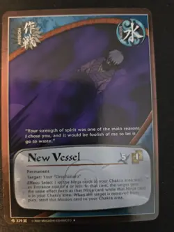 Naruto Collectible Card Game Mission Water New Vessel #329 - Image 1