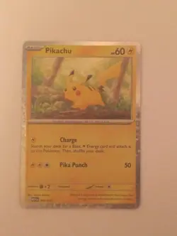 Pokemon Pikachu 002/015 McDonald's 2024 Promo (LP) - Image 1