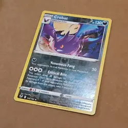 🌌 Pokemon Crobat Reverse Holo 105/195 Silver Tempest (NM) 🌌 TCG CCG - Image 3