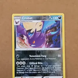 🌌 Pokemon Crobat Reverse Holo 105/195 Silver Tempest (NM) 🌌 TCG CCG - Image 4