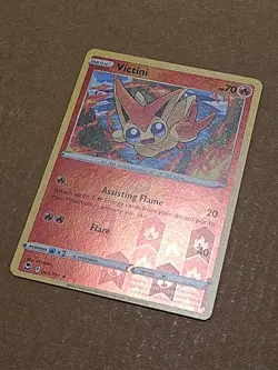 Pokemon Victini 023/195 Swsh12: Sword & Shield - Silver Tempest Reverse Holo TCG - Image 3