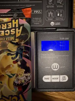 HEAVY Pokemon Ascended Heroes Booster Pack 22.70g POTENTIAL GOD PACKUUUUUUUUU - Image 1