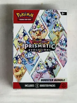 Pokemon TCG: Scarlet & Violet Prismatic Evolutions Booster Bundle New Sealed - Image 1