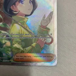 Pokemon TCG Parasol Lady Trainer SAR Paradox Rift 255/182 Near Mint Condition - Image 3