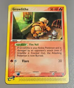 Growlithe # 65/100 Common aus EX Sandsturm 2003 Pokemon EN N.Mint-Mint Vintage - Image 1