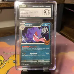 CGC 9.5 Gengar 057/091 Cosmos Holo Trick or Trade BOOster Pokemon TCG - Image 1